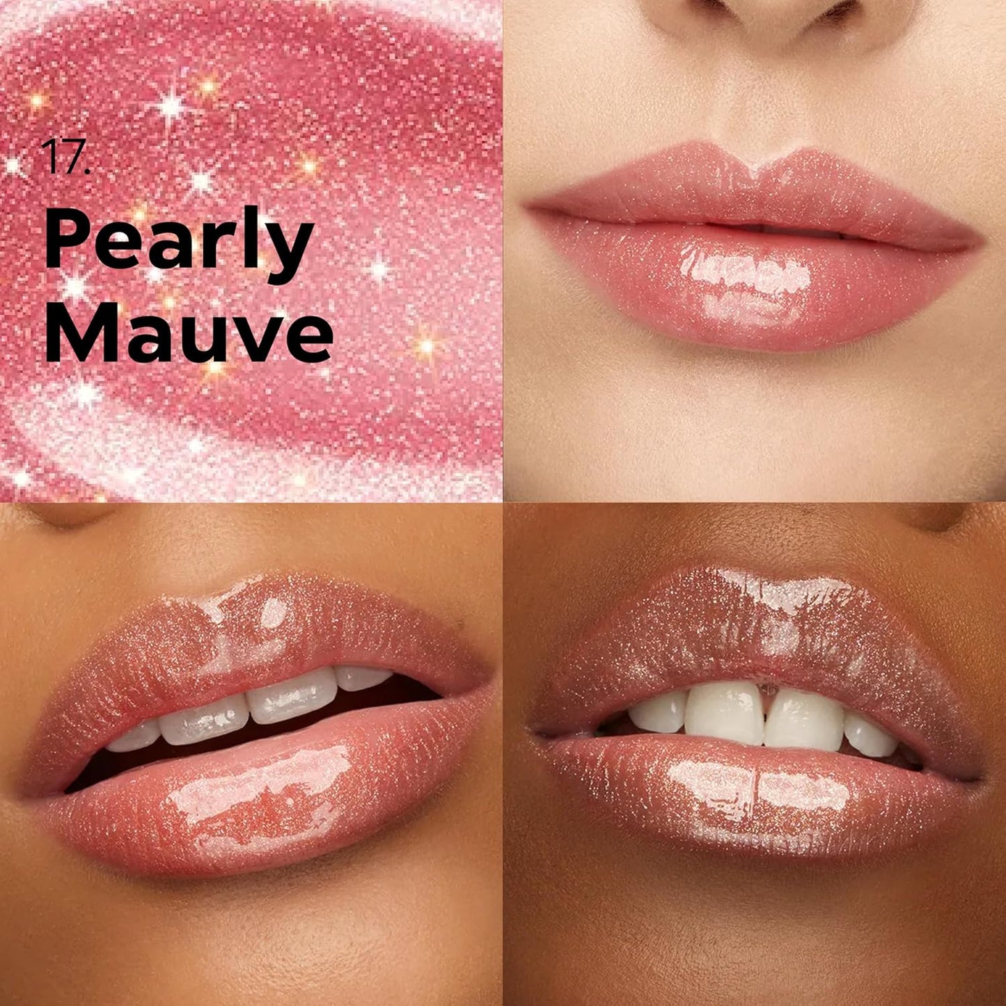 Kiko Milano 3D Hydra Lipgloss / 17 Paerly Mauve