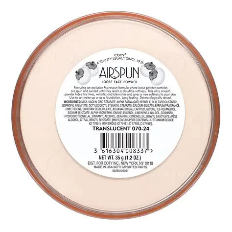 Polvos Traslúcidos Airspun Translucent