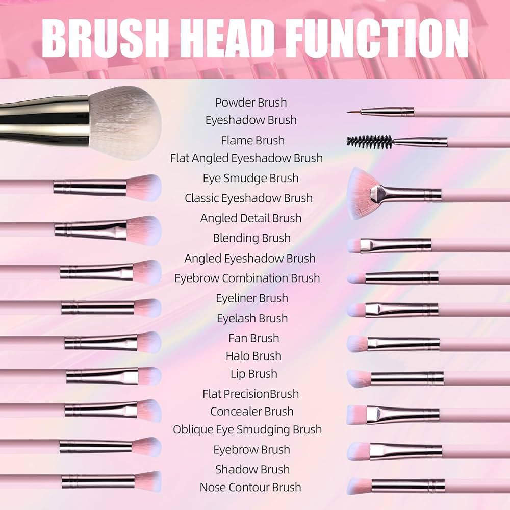 BS-MALL Makeup Brush Set 21 Pcs