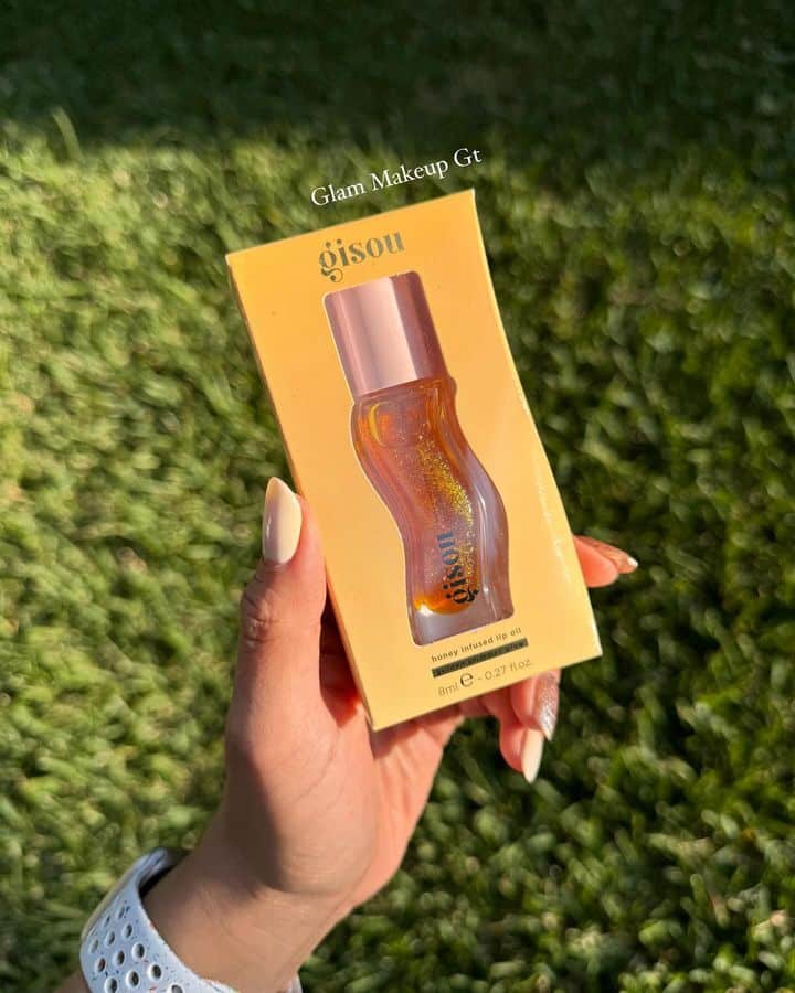 Gisou  Honey Infused Hydrating Lip Oil-Shimmer finish