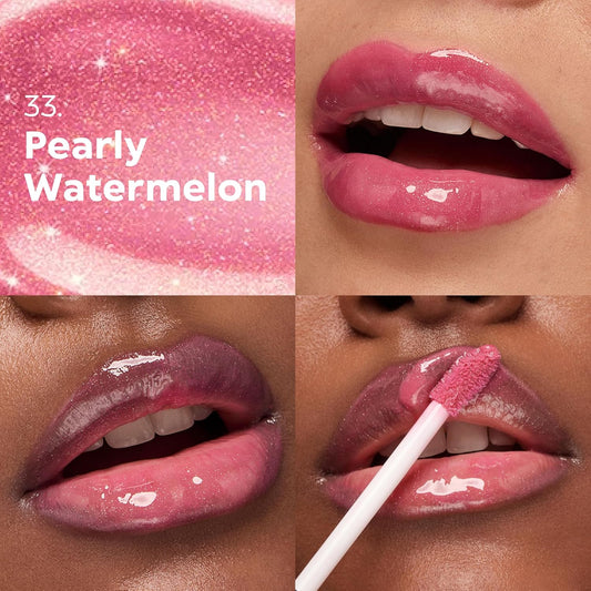 Kiko Milano 3D Hydra Lipgloss / 33 Pearly Watermelon