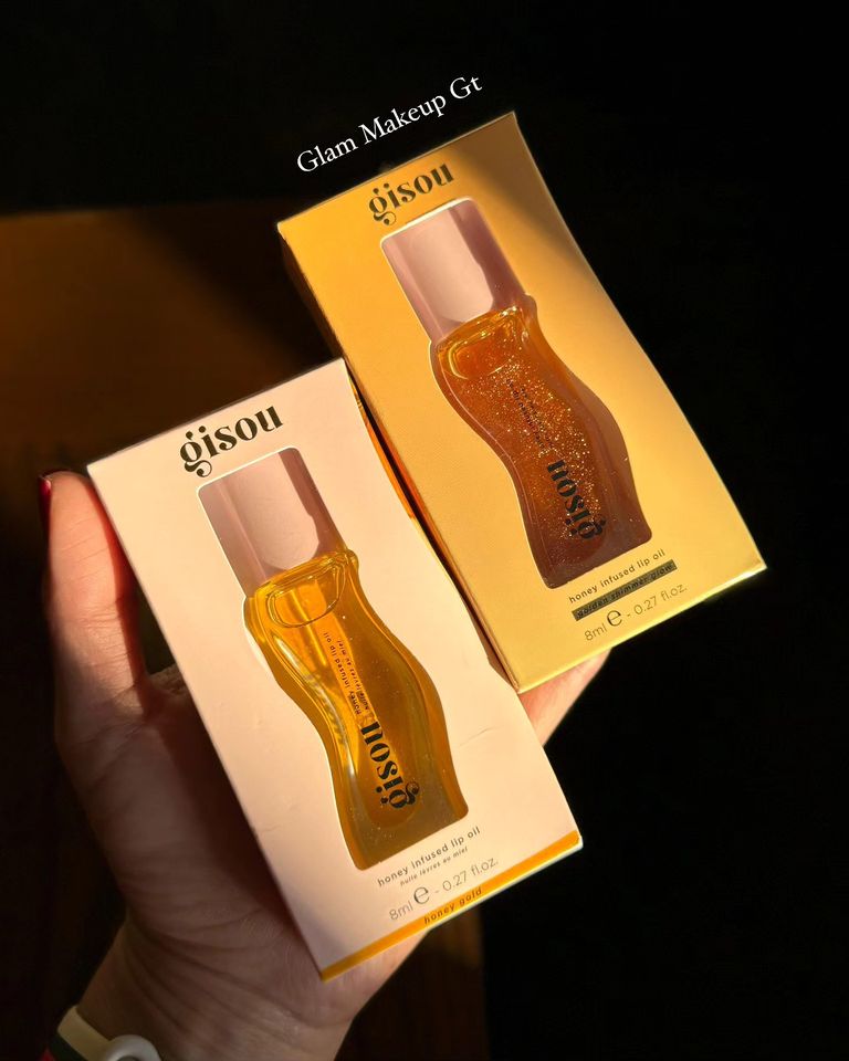 Gisou Honey Infused Hydrating Lip Oil-Color: Honey Gold - sheer honey